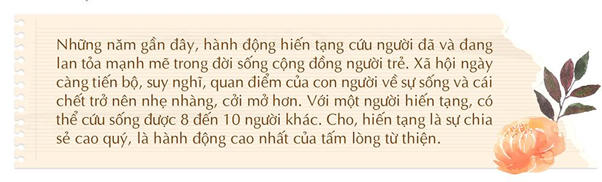 Đăng ký hiến tạng ở người trẻ: Niềm hy vọng cho những cuộc đời mới