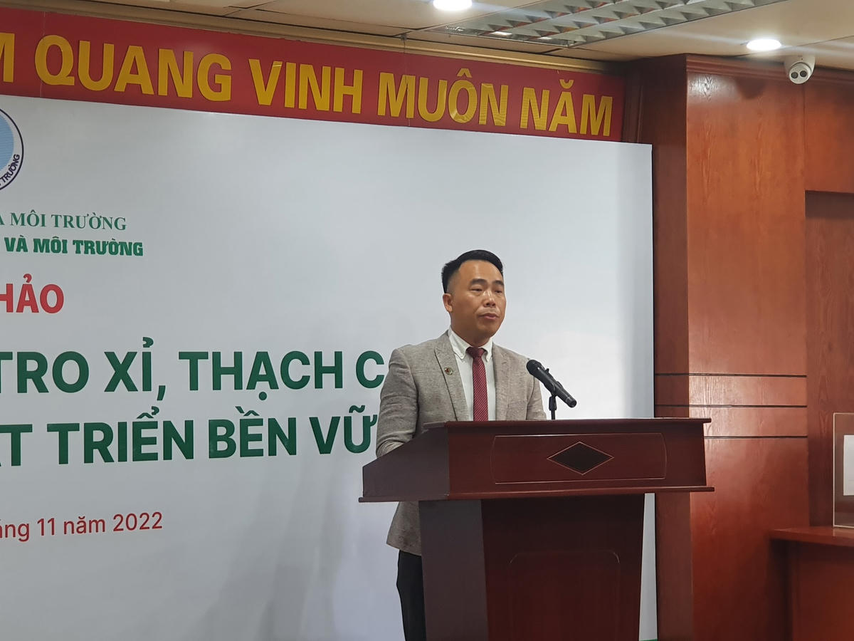 TS. Đào Xuân Hưng, Tổng Biên tập Tạp chí Tài nguyên và Môi trường.