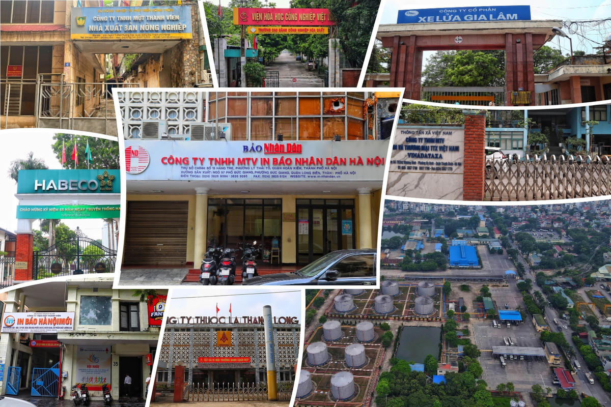 9 cơ sở nhà đất phải di dời khỏi khu vực nội đô Hà Nội trong 5 năm tới.