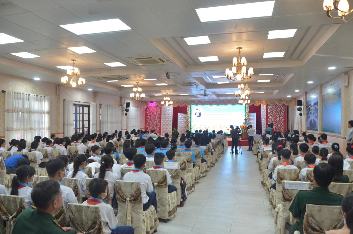 Quang cảnh Lễ phát động tháng hành động vì trẻ em năm 2023.