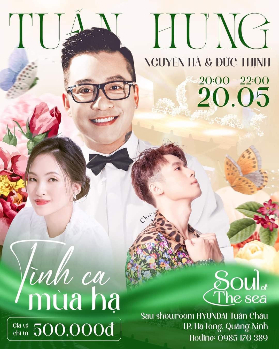Poster quảng cáo chương trình nghệ thuật.