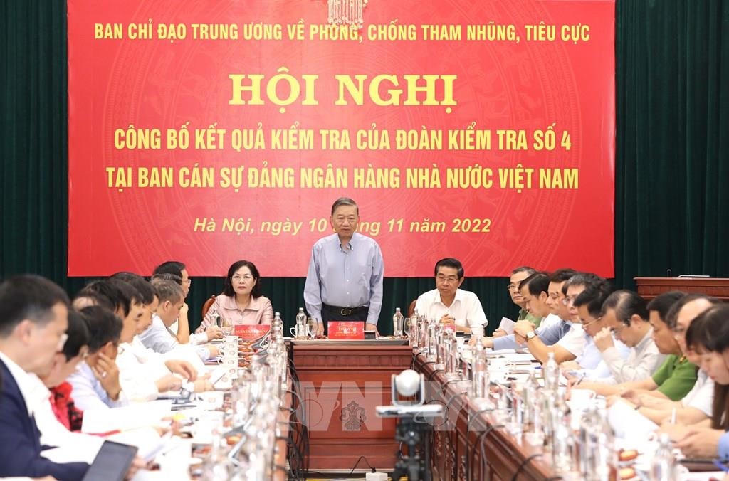 Đại tướng Tô Lâm chủ trì hội nghị. Ảnh: Phương Hoa - TTXVN.