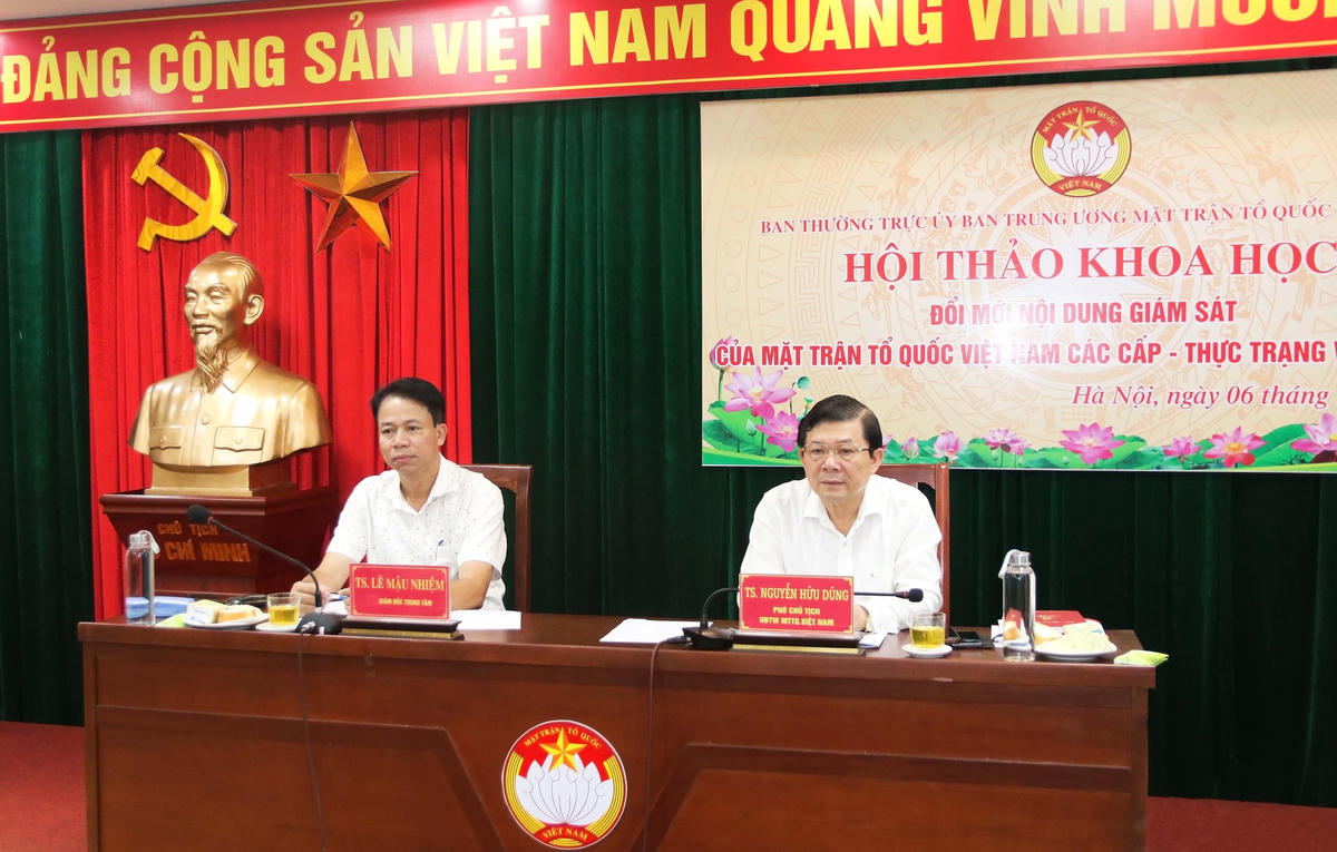  Chủ trì Hội thảo.