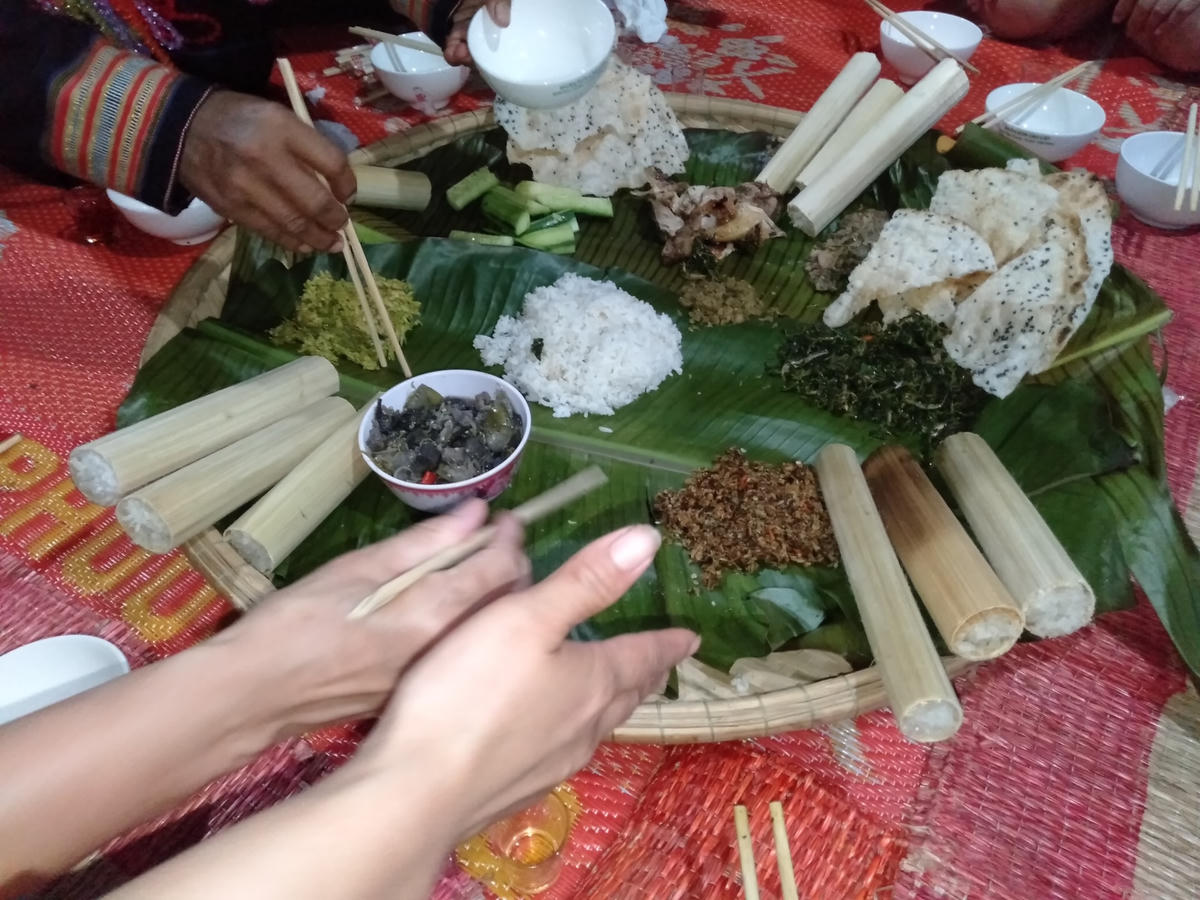 Những món ăn dân dã của người Gia Rai.  