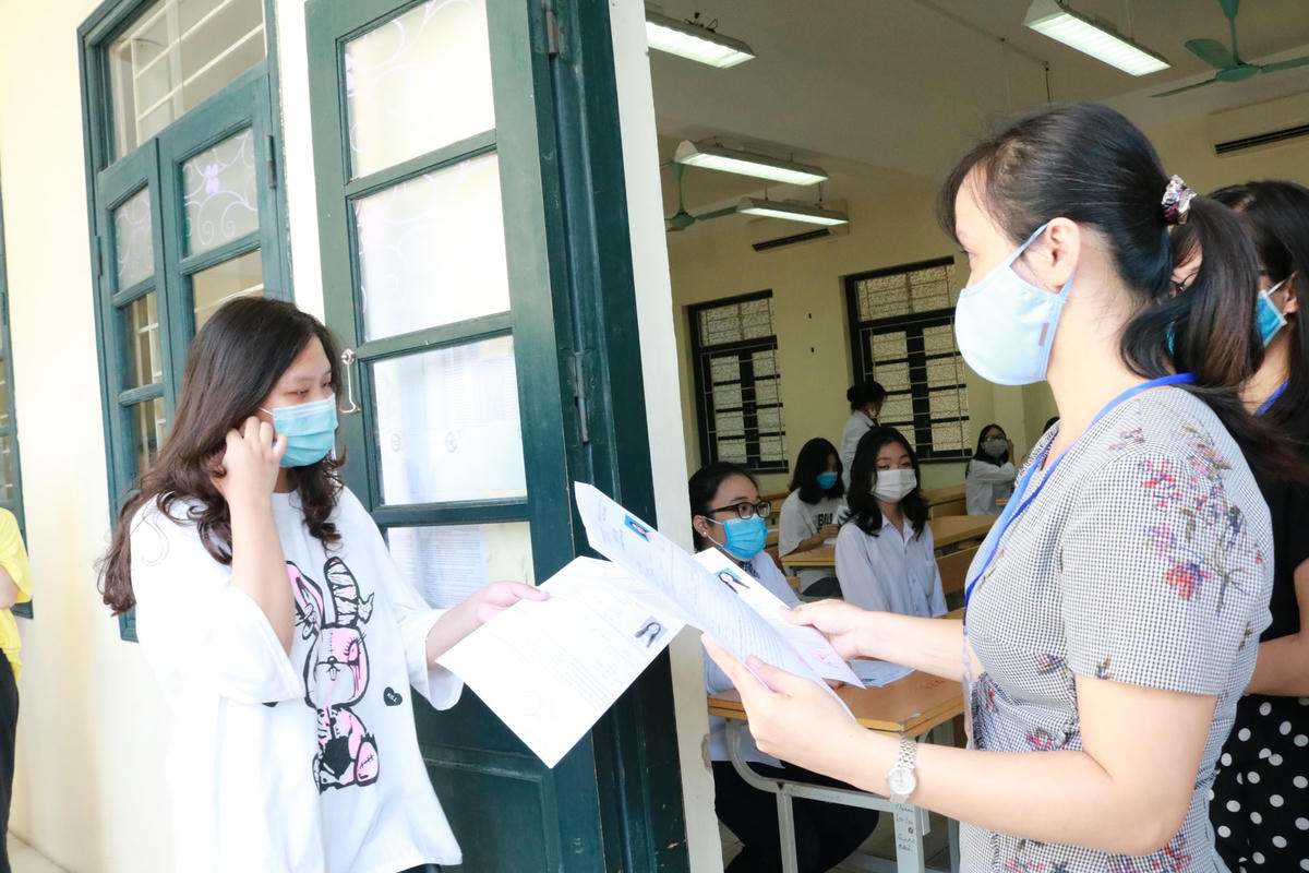 Thí sinh dự thi tốt nghiệp THPT năm 2022.