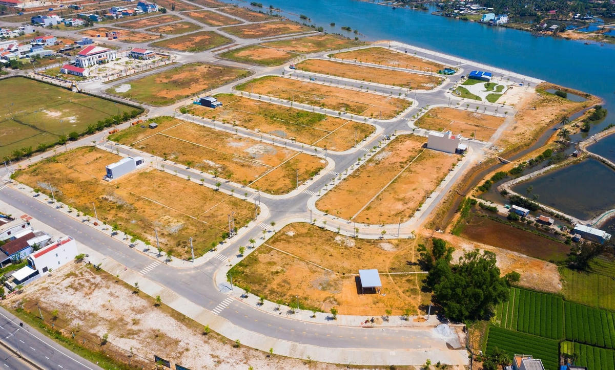 Một góc Dự án khu dân cư Tam Anh Nam đã hoàn chỉnh các hạng mục.