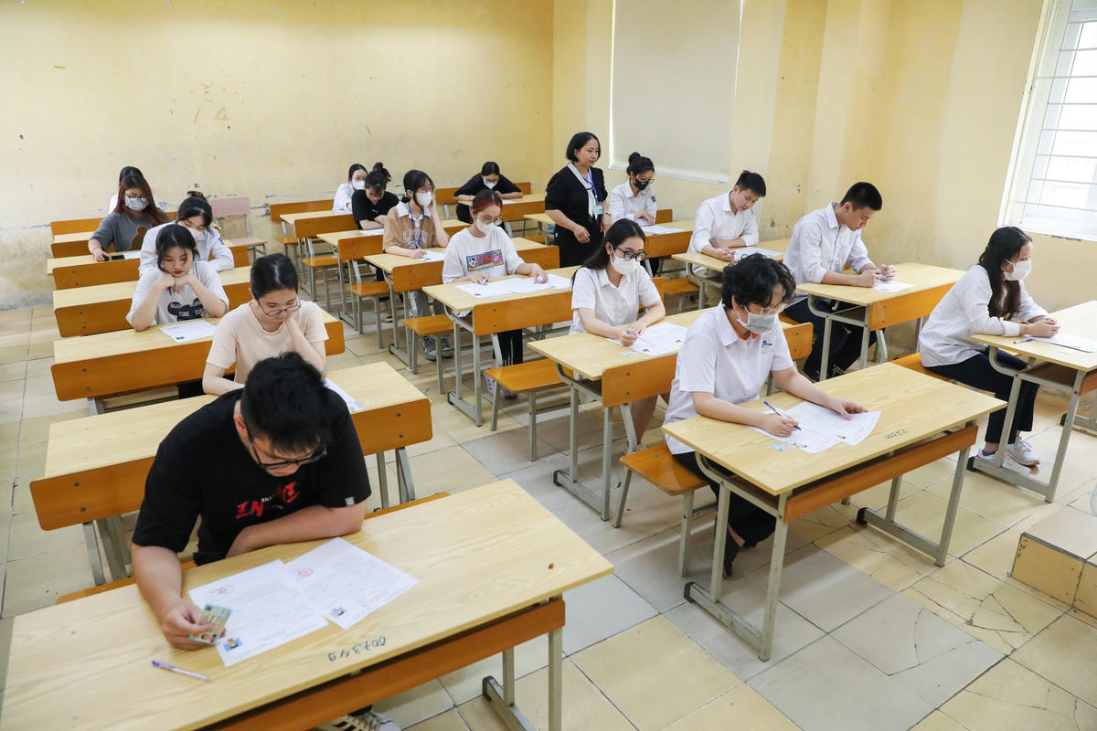 Hiện cơ sở vật chất của điểm thi đã đảm bảo tốt nhất cho kỳ thi.