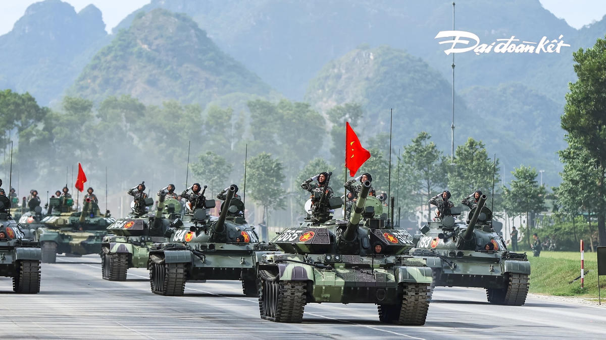 Dàn khí tài hiện đại sẽ tham gia tổng hợp luyện trên Quảng trường Ba Đình 