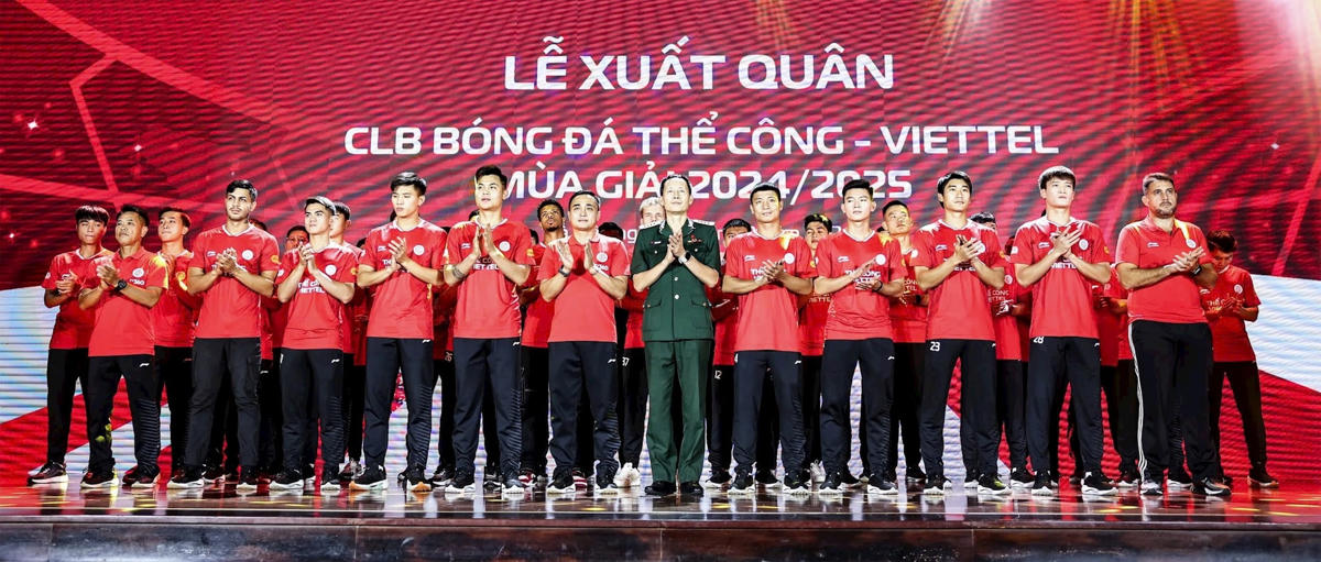 Lễ xuất quân CLB Bóng đá Thể công - Viettel