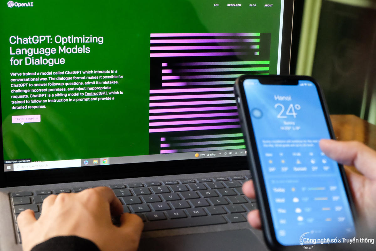 Hướng dẫn cài đặt ChatGPT trên ứng dụng điện thoại.