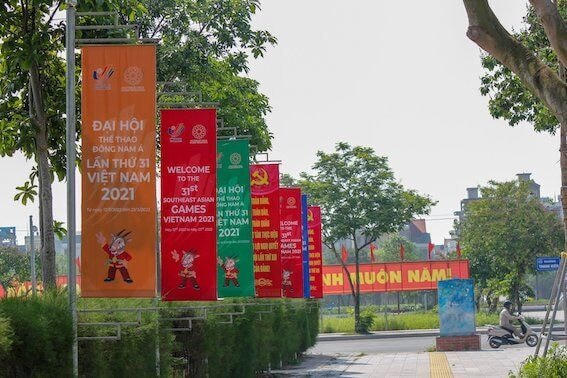 Những ngày này, các tuyến đường ở TP Hải Dương khoác trên mình tấm áo mới với không khí hào hứng đón chào SEA Games 31.