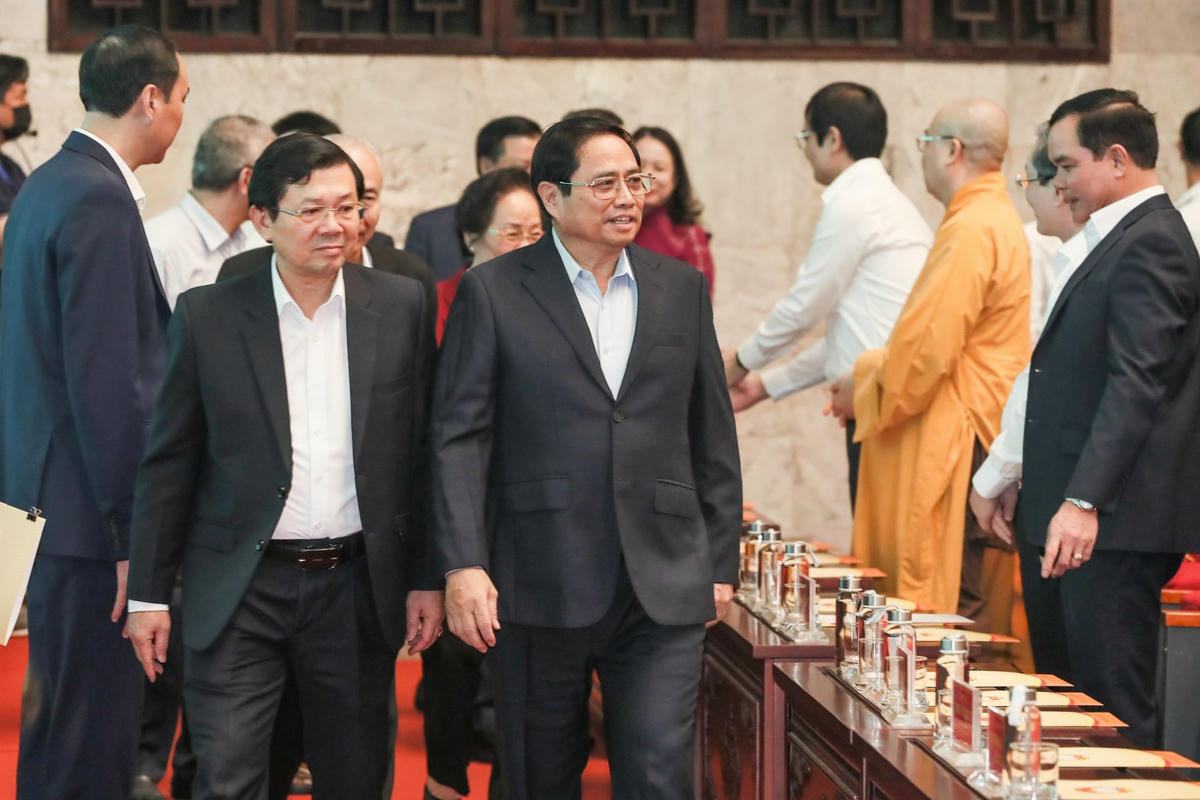 [Ảnh] Thủ tướng Phạm Minh Chính tham dự Chương trình 'Cả nước chung tay vì người nghèo' năm 2022