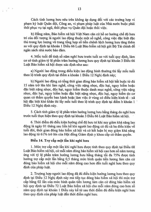 Nghị định 157/2025/NĐ-CP: Quy định mới về lương hưu, lộ trình nghỉ hưu, trợ cấp... đối với quân nhân, Công an, dân quân thường trực- Ảnh 13.