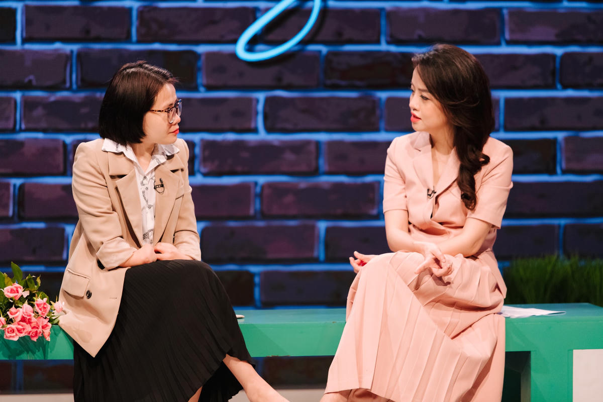 Thanh Thiện (phải) đã có một hành trình vượt khó đầy nghị lực.