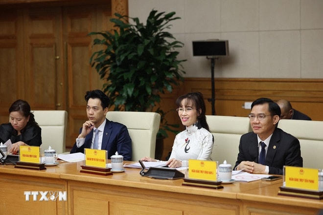 Đại diện các ngân hàng thương mại tham dự hội nghị. (Ảnh: Dương Giang/TTXVN) ttxvn-1102-ngan-hang-11.jpg