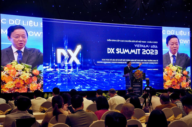 Toàn cảnh phiên khai mạc Diễn đàn Cấp cao Chuyển đổi số Việt Nam - châu Á 2023