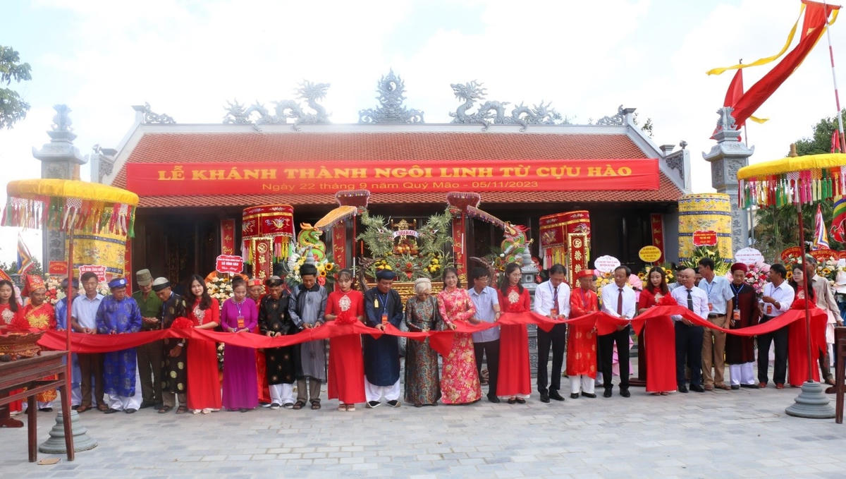 Lễ khánh thành đền làng Cựu Hào sau trùng tu được cán bộ, nhân dân địa phương tổ chức nhân dịp các địa phương trong cả nước tổ chức Ngày hội Đại đoàn kết toàn dân tộc ở khu dân cư, kỷ niệm 93 năm Ngày truyền thống của MTTQ Việt Nam (18/11/1930-18/11/2023).