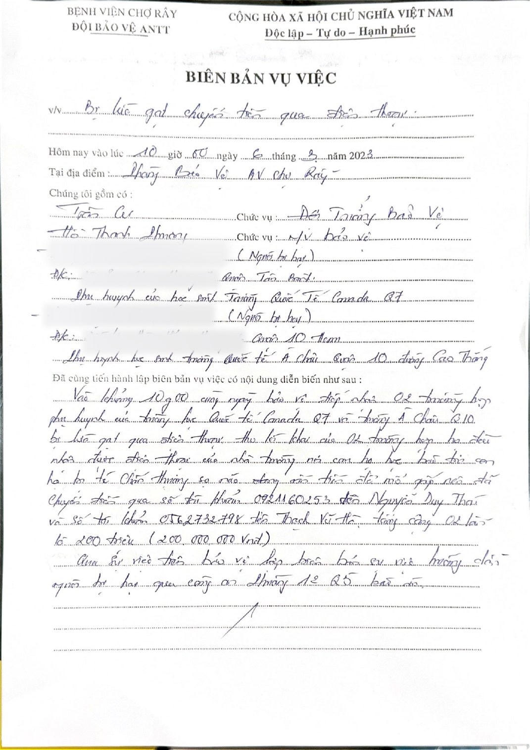 Cảnh giác chiêu lừa tiền từ cuộc gọi con đang cấp cứu tại Bệnh viện Chợ Rẫy