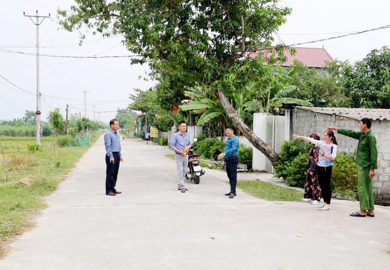 Công tác kiểm đếm giải phóng mặt bằng Dự án cao tốc Bắc Nam đoạn Bãi Vọt- Vũng Áng đạt 93,1%. Ảnh: V.C