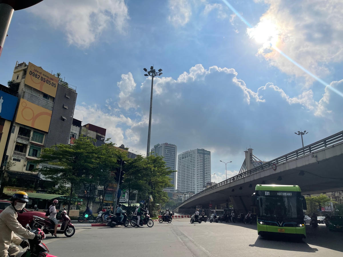 Nút giao thông Trường Chinh - Ngã Tư Sở sáng ngày 24/6