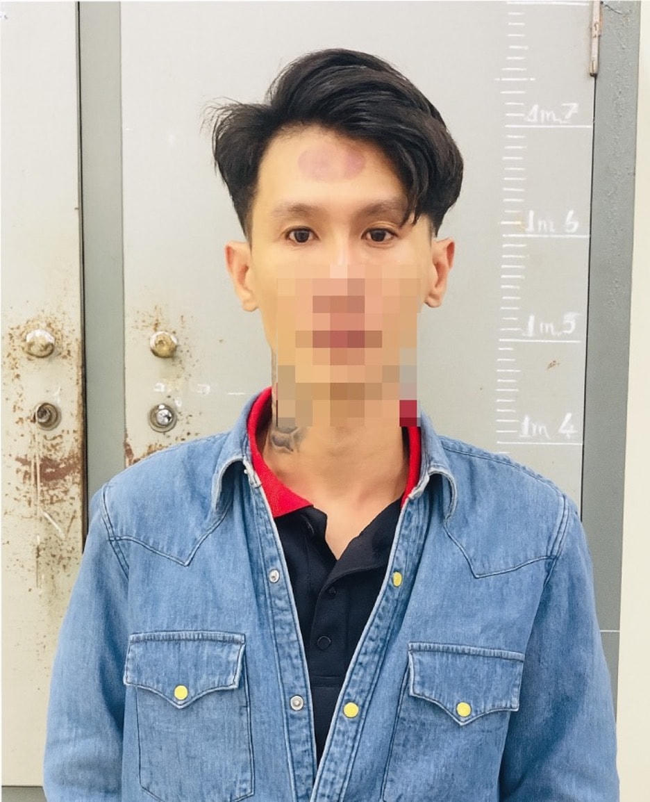 Phan Phú Vĩnh tại Công an phường Tân Châu. (ảnh: Hoàng Đô)