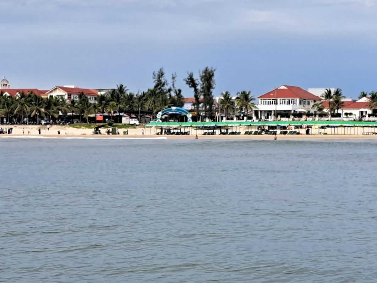 Nơi anh Kh. tắm biển mất tích.