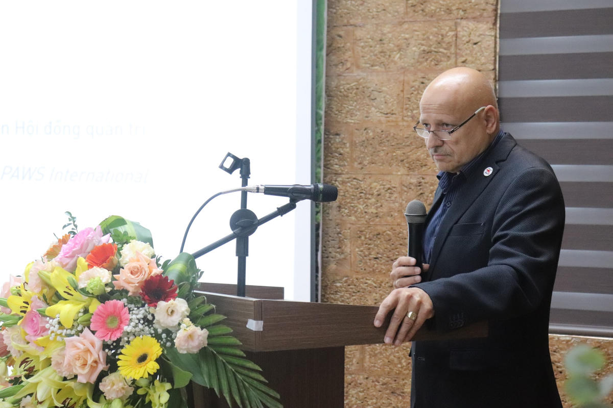 Ông Gerald Dick, Giám đốc điều hành các chương trình FOUR PAWS mong muốn các hồ sơ, thủ tục về dự án Công viên động vật hoang dã sớm được thông qua.