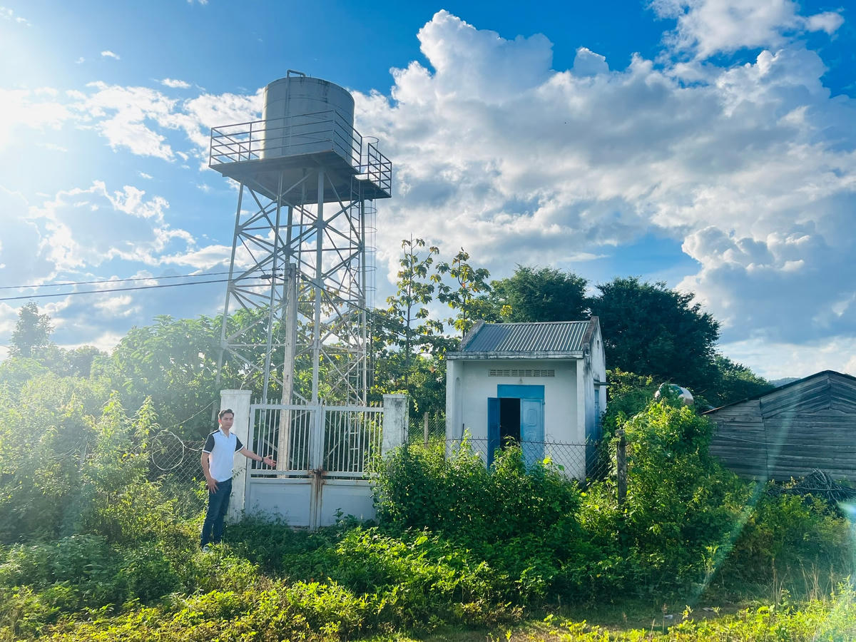 Công trình cấp nước tại thôn Thống Nhất, xã Krông Na được đầu tư kinh phí 1 tỷ 077 triệu đồng.