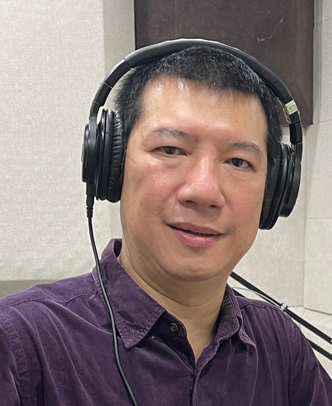 Bình luận viên Quang Huy.  