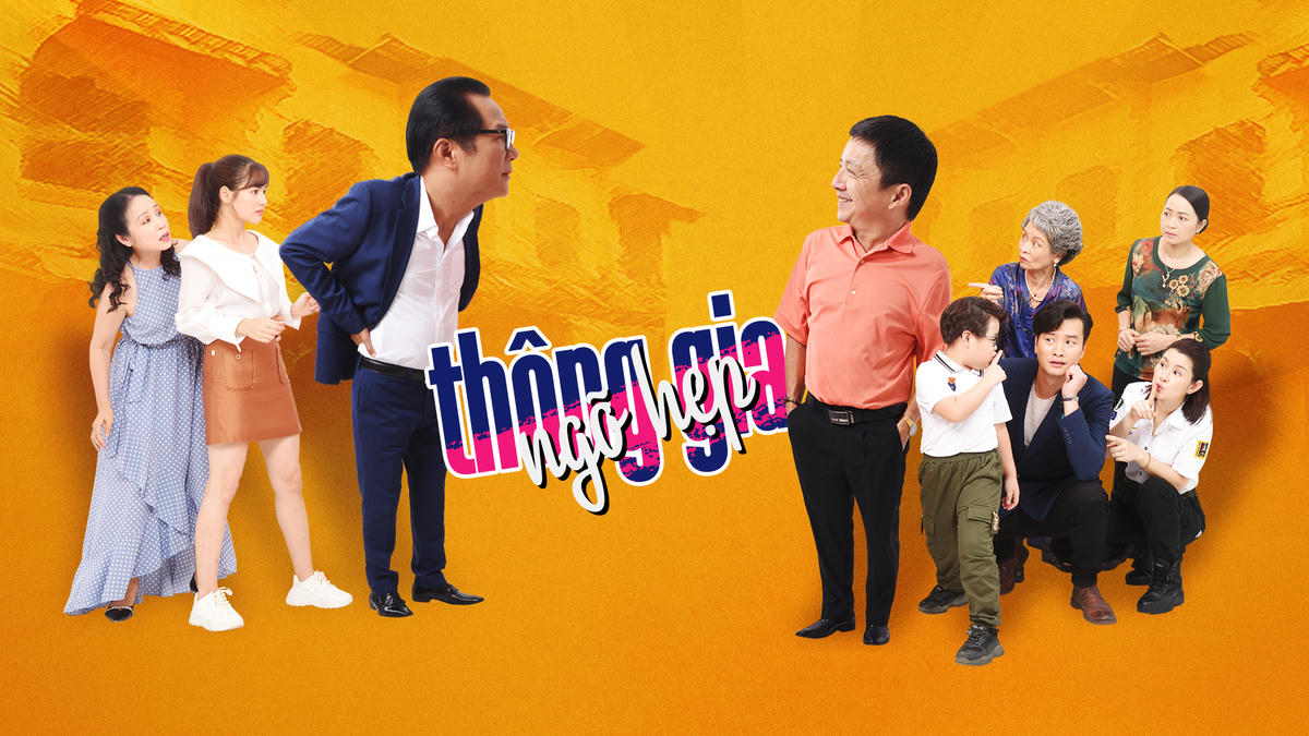 Lần đầu tiên NSND Trọng Trinh diễn hài cùng NSƯT Chí Trung trong “Thông gia ngõ hẹp”.  