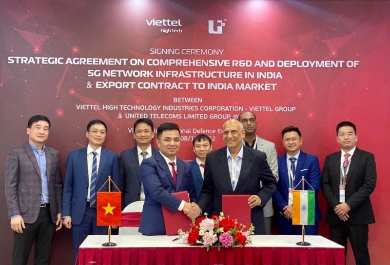 Công nghệ 5G Make by Viettel được xuất khẩu.