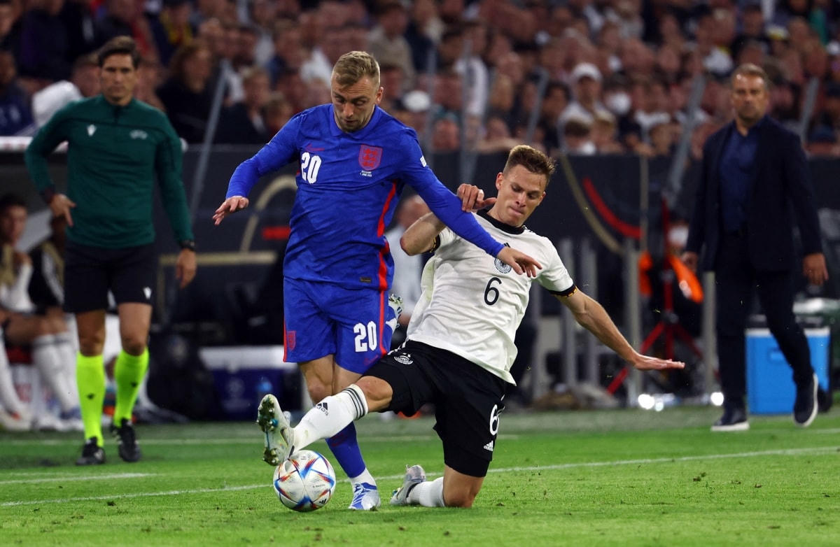 ĐT Đức hòa ĐT Anh 1-1. (Ảnh: Reuters).