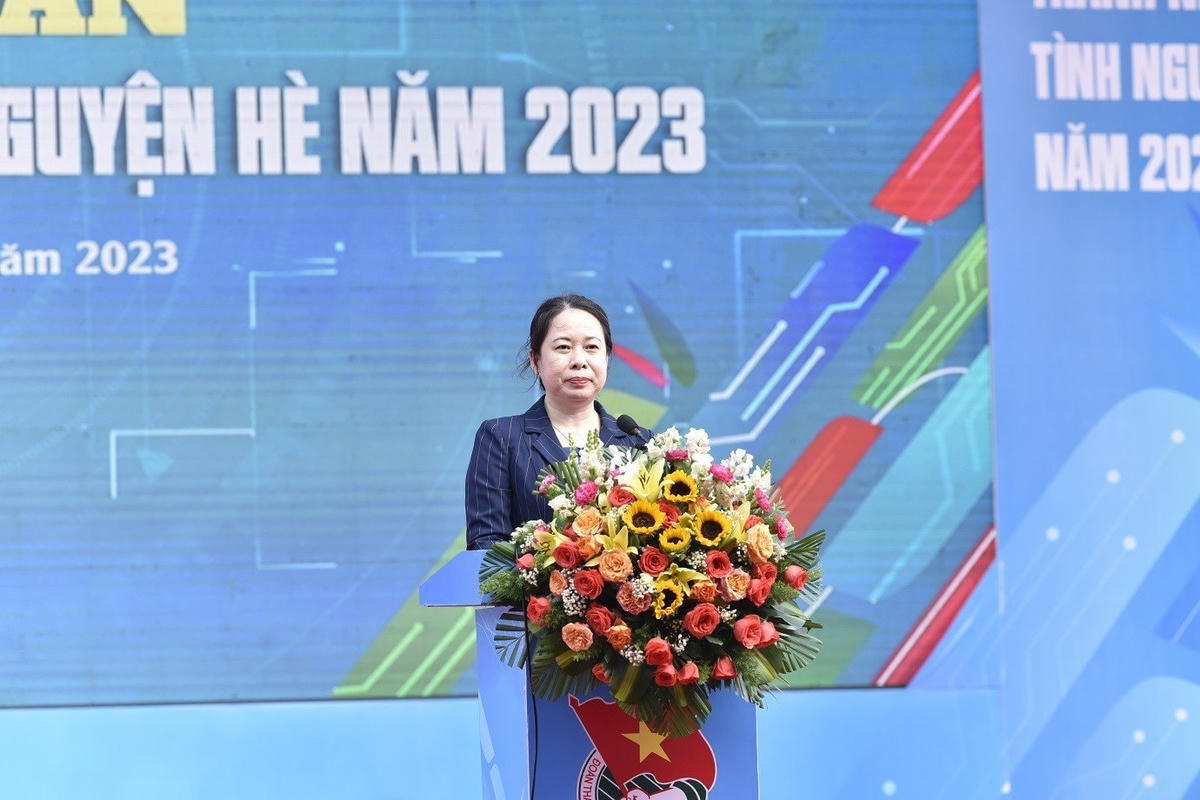 Phó Chủ tịch nước Võ Thị Ánh Xuân phát biểu tại buổi Lễ.