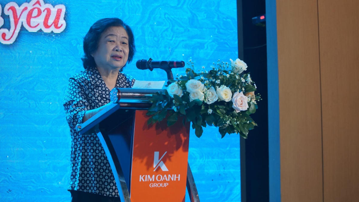 Nguyên Phó chủ tịch nước Trương Mỹ Hoa tại buổi lễ