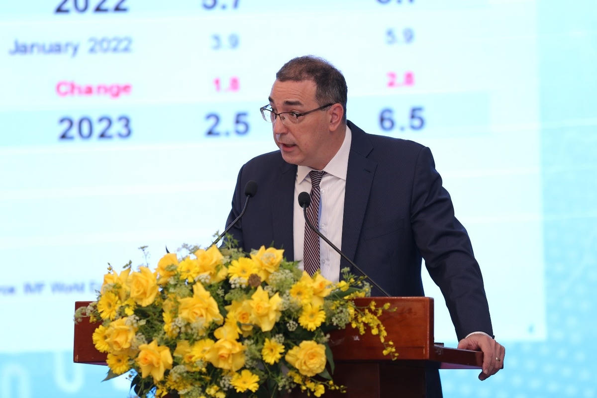 Trưởng đại diện Quỹ tiền tệ quốc tế (IMF) tại Việt Nam – Ông Francois Painchaud.