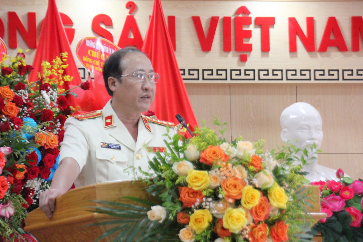 Ông Trần Hoài Nam phát biểu tại buổi lễ nhận nhiệm vụ.