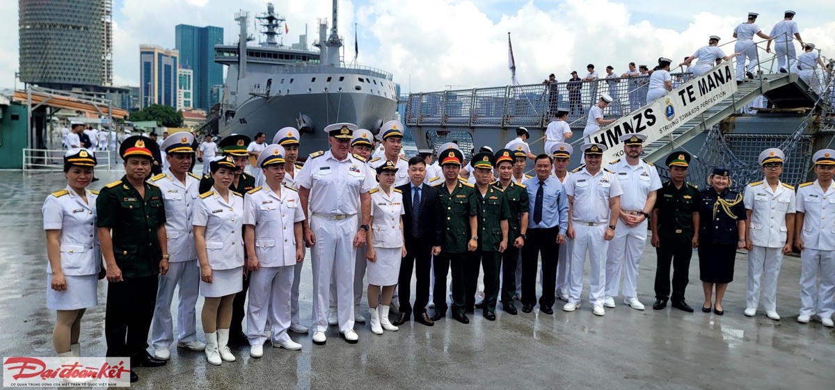 Hải quân New Zealand và Hải quân nhân dân Việt Nam sẽ có nhiều hoạt động giao lưu trong 5 ngày (24-28/9).