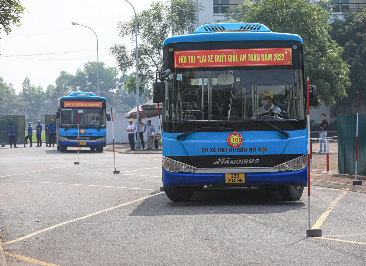 Mục đích của Hội thi giúp tăng cường kỹ năng lái xe, ý thức chấp hành luật giao thông đường bộ của đội ngũ lái xe buýt Thủ đô.