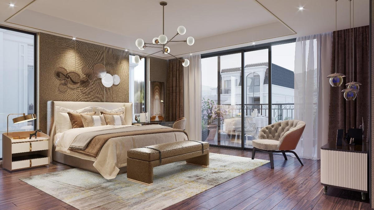 Thảo Viên Villas là một “Châu Âu thu nhỏ” giữa lòng đại đô thị Hinode Royal Park .