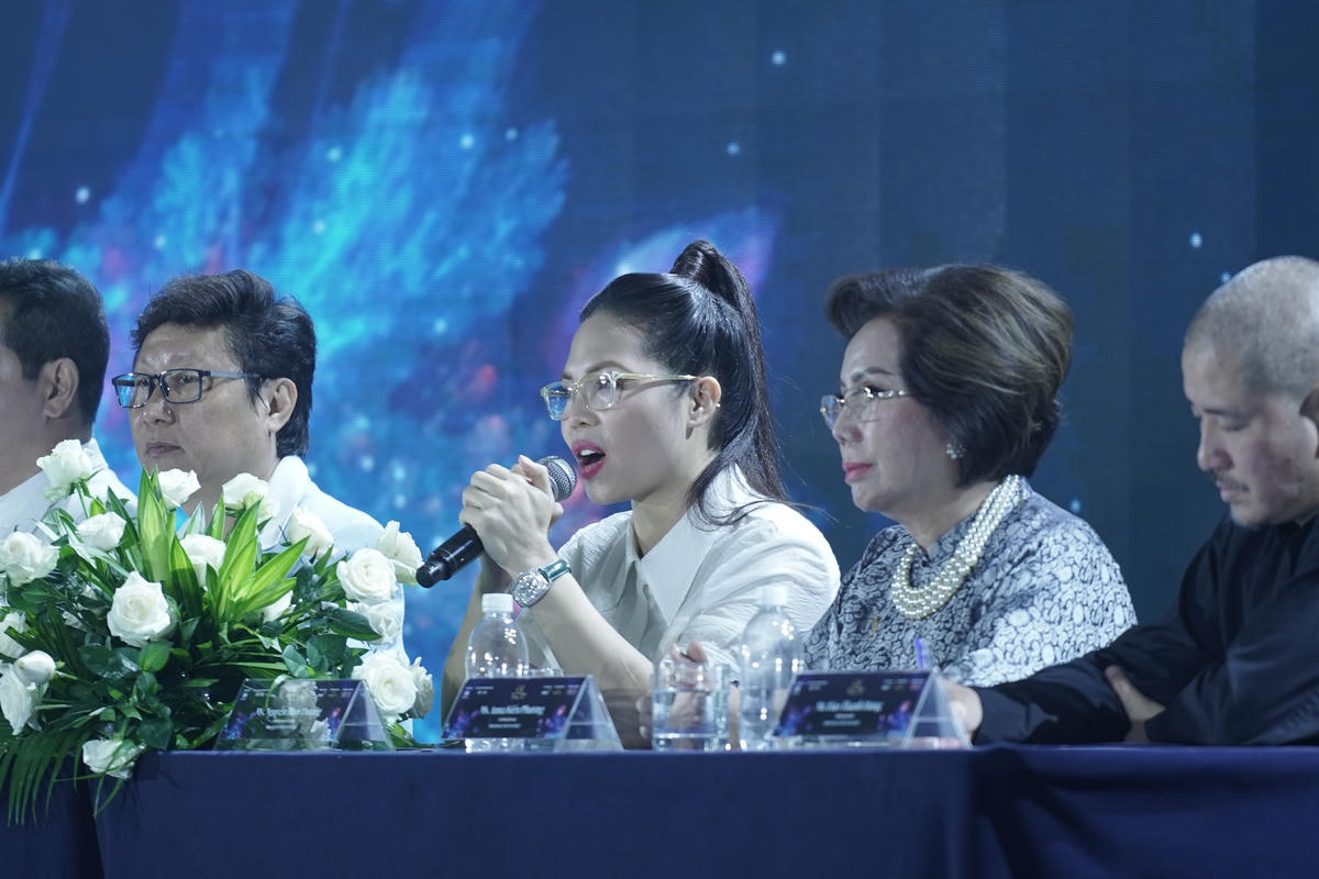 Bà Nguyễn Thuỳ Dương, Trưởng Ban tổ chức Hoa hậu Hoà bình Việt Nam 2022.