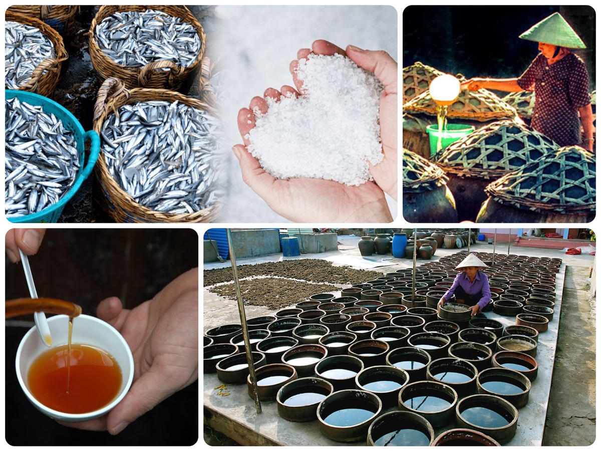 nước mắm Con Cá Vàng Phan Thiết.