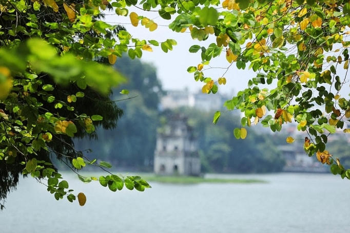Vẻ đẹp Hồ Gươm.