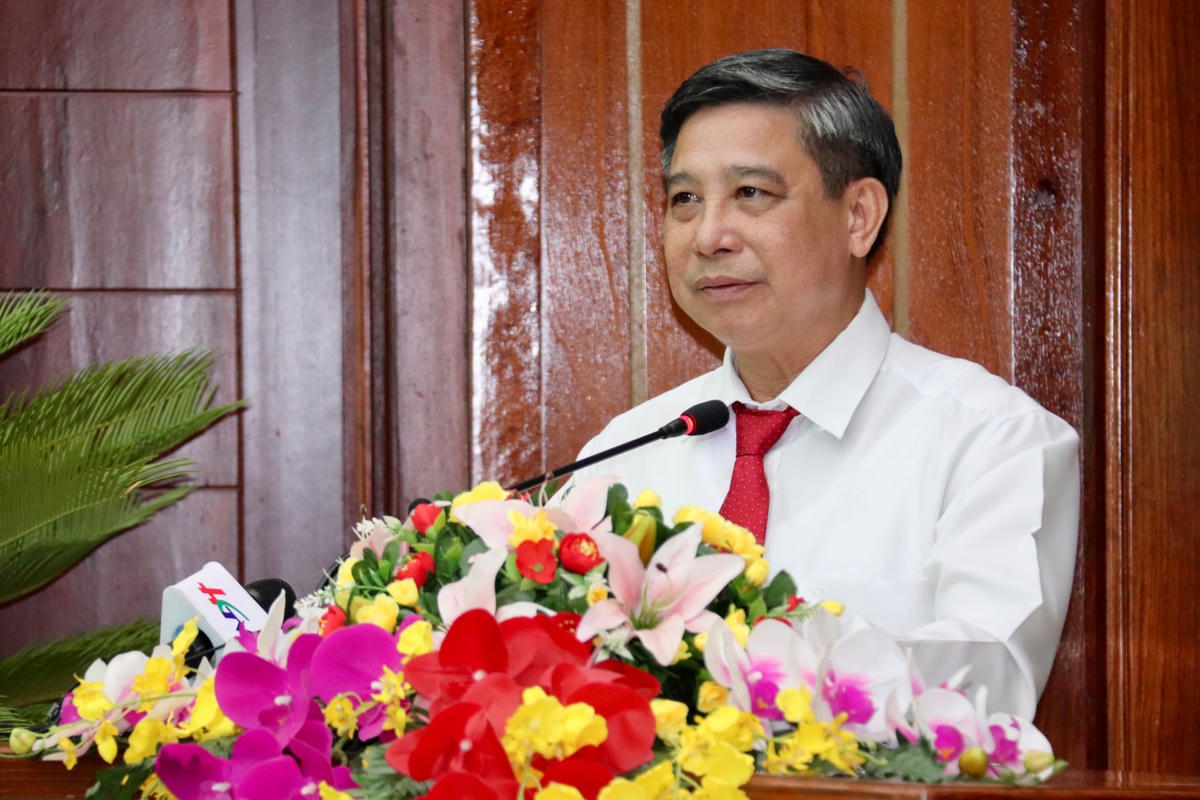 Ông Đồng Văn Thanh phát biểu tại hội nghị.