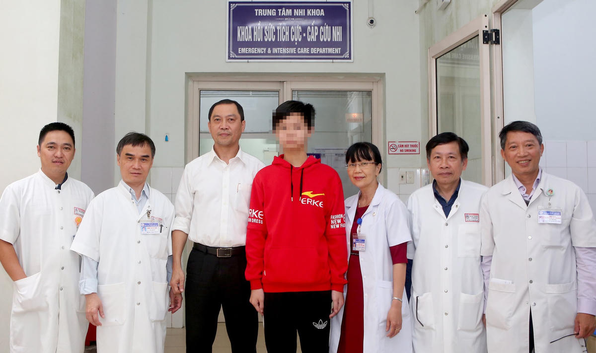 Sau hơn 1 tháng điều trị, bệnh nhân đã được ra viện.