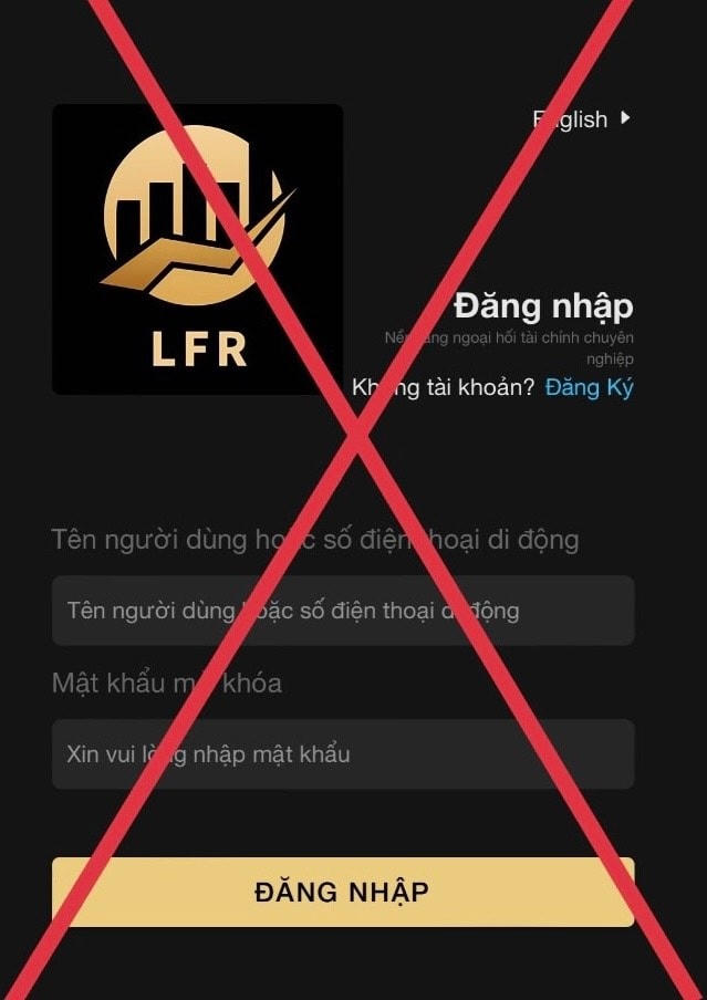 Trang web lừa đảo (Ảnh: Công an Hà Nội).