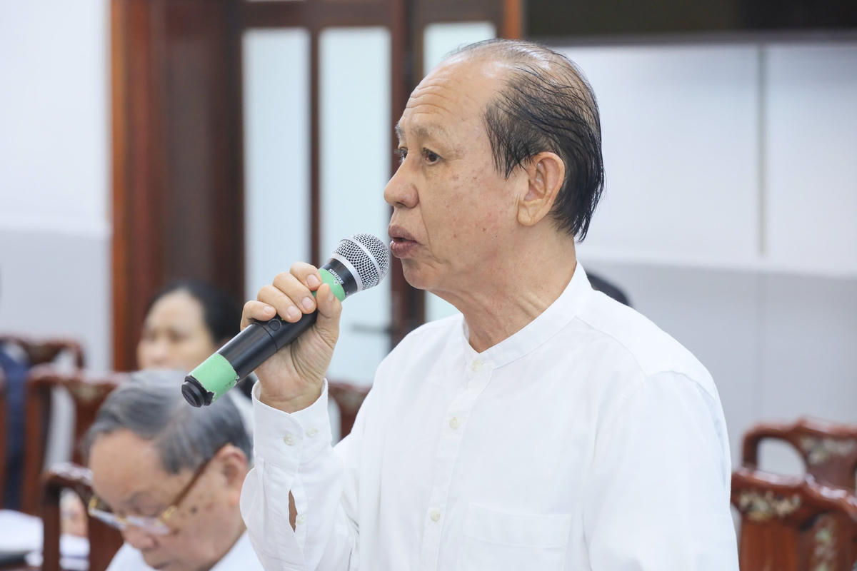 Ông Lý Ngọc Minh, Tổng Giám đốc Công ty TNHH Minh Long phát biểu. Ảnh: Quang Vinh.