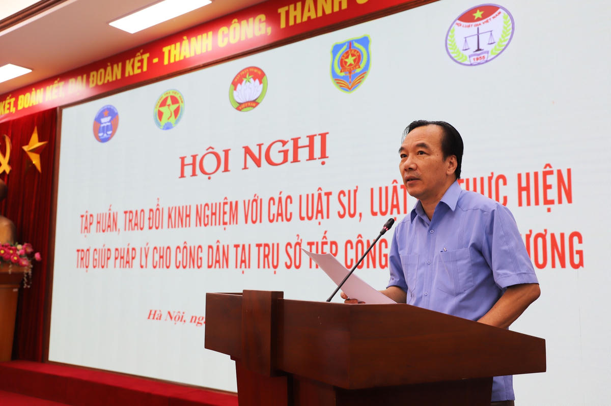Phó Chủ tịch Ngô Sách Thực phát biểu tại Hội nghị.