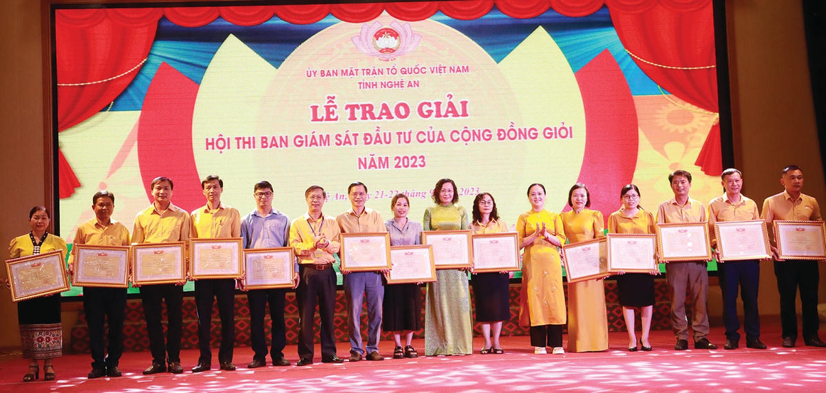 Bế mạc hội thi “Ban giám sát đầu tư của cộng đồng giỏi” năm 2023