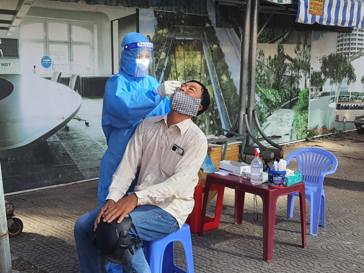 Tầm soát CoVid-19 trên địa bàn TP Bạc Liêu.