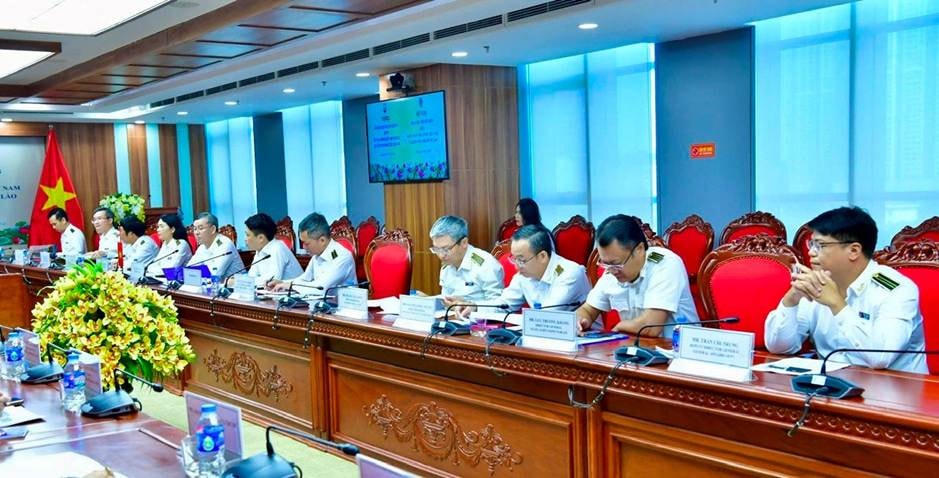 Đoàn Kiểm toán nhà nước Việt Nam tại buổi tiếp-Ảnh: X.Hồng